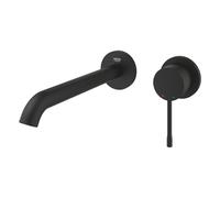 Grohe Essence Mitigeur lavabo - l-size - 2 trous - sans partie encastrable - Phantom black 29193kf1