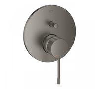 Grohe - Essence mitigeur mécanique 2 sorties avec inverseur, finition Hard Graphite Brossé (24058AL1)