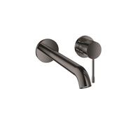 GROHE Mitigeur lavabo mural Essence monocommande 2 trous Taille L Hard Graphite 19967A01