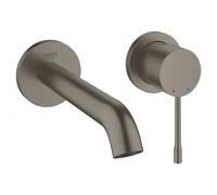 Grohe - Essence Mitigeur monocommande 2 trous lavabo Taille M Hard Graphite brossé (19408AL1)