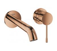 GROHE Essence - Mitigeur monocommande lavabo pour montage mural avec projection 183 mm sans garniture de vidage warm sunset