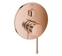Grohe Essence Mitigeur monocommandé, avec inverseur 3 voies, kit de finition pour GROHE Rapido SmartBox, 24169DA1, Couleur: coucher de soleil chaud