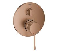 Grohe Essence Mitigeur monocommandé, avec inverseur 3 voies, kit de finition pour GROHE Rapido SmartBox, 24169DL1, Couleur: coucher de soleil chaud brossé