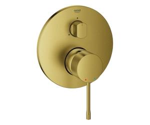 Grohe Essence Mitigeur monocommandé, avec inverseur 3 voies, kit de finition pour GROHE Rapido SmartBox, 24169GN1, Couleur: lever de soleil frais brossé