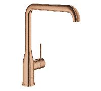 GROHE Essence New Mitigeur de cuisine bec L haut pivotant 0° / 150° / 360° Warm sunset brillant (cuivre) 30269DA0