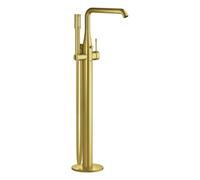 Grohe Essence Mitigeur monocommandé pour bain, montage au sol, orientable, saillie 277mm, avec accessoires, 25248GN1, Couleur: lever de soleil frais brossé