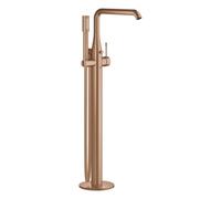 Grohe Essence Mitigeur monocommandé pour bain, montage au sol, orientable, saillie 277mm, avec accessoires, 25248DL1, Couleur: coucher de soleil chaud brossé