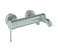 Grohe Essence Mitigeur monocommandé pour bain, montage mural, apparent, saillie 193mm, 25250DC1, Couleur: acier super