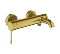 Grohe Essence Mitigeur monocommandé pour bain, montage mural, apparent, saillie 193mm, 25250GN1, Couleur: lever de soleil frais brossé