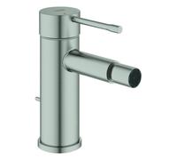 Grohe Essence Mitigeur monocommandé pour bidet, saillie 111mm, avec vidage à tirette, 24178DC1, Couleur: acier super