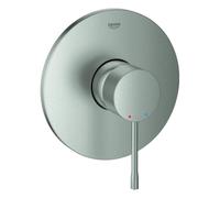 Grohe Essence Mitigeur monocommandé pour douche, set de finition pour GROHE Rapido SmartBox, 24168DC1, Couleur: acier super