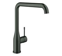 GROHE Essence Mitigeur monocommandé pour évier, avec bec haut orientable, Professional, saillie 220mm, 30505AL0, Couleur: graphite dur brossé