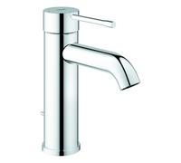 Grohe Essence Mitigeur monocommandé pour lavabo, fonction d'économie d'énergie, S-Size, saillie 116mm, avec vidage à tirette, chrome, 24180001