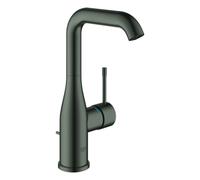 Grohe Essence Mitigeur monocommandé pour lavabo, L-Size, orientable, saillie 127mm, avec vidage à tirette, 24174AL1, Couleur: graphite dur brossé