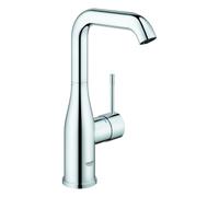 Grohe Essence Mitigeur monocommandé pour lavabo, L-Size, orientable, saillie 127mm, sans vidage, 24177001, Couleur: chrome