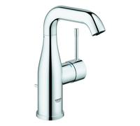 Grohe Essence Mitigeur monocommandé pour lavabo, M-Size, orientable, saillie 114mm, avec vidage à tirette, 24173001, Couleur: chrome