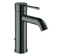 Grohe Essence Mitigeur monocommandé pour lavabo, S-Size, saillie 116mm, avec vidage à tirette, 24171A01, Couleur: graphite dur