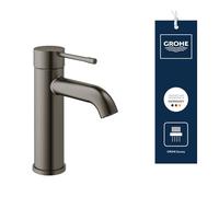 GROHE Essence Mitigeur Monocommande Robinet de lavabo pour Salle de Bains, Taille S, Facile à installer, Hard Graphite Brossé, 23590AL1