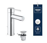 Grohe Essence Nouveau Mitigeur 32898001 chromé, taille S, garniture de vidage