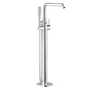 GROHE Essence New Partie apparente robinet de baignoire autoportant - inverseur - bec pivotant 27,7 cm - douchette à main - flexible de douche - chrome 23491001