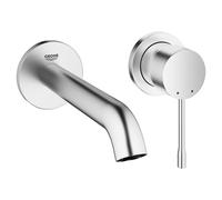 GROHE Essence New Robinet de lavabo encastré - bec 18,3 cm - taille M - SuperSteel 19408dc1
