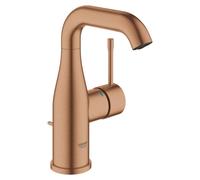 GROHE Essence New Robinet de lavabo posé - bec 11,4 cm - taille M - bec haut orientable - vidage - EcoJoy - brushed warm sunset 23462dl1