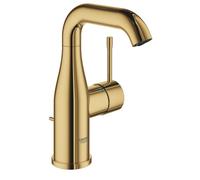GROHE Essence New Robinet de lavabo posé - bec 11,4 cm - taille M - bec haut orientable - vidage - EcoJoy - cool sunrise 23462GL1