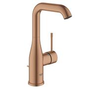 GROHE Essence New Robinet de lavabo posé - bec 12,7 cm - taille L - bec haut pivotant - vidage - EcoJoy - brushed warm sunset 32628dl1