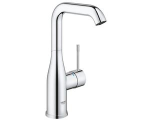 GROHE Essence New Robinet lavabo rehaussé L size avec bec haut et tournant EcoJoy chrome 23541001