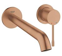 GROHE Essence - Mitigeur monocommande lavabo pour montage mural avec projection 230 mm sans garniture de vidage warm sunset brossé