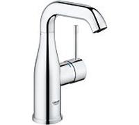 Grohe Mitigeur monocommande de lavabo Essence, taille M, montage monotrou, avec bec orientable, sans vidage escamotable - 23463001