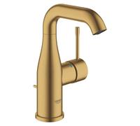 GROHE Essence Robinet de lavabo posé - bec 11,4 cm - taille M - bec haut orientable - vidage - brushed cool sunrise 24173GN1