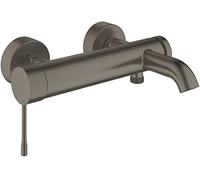 GROHE Essence Robinet Mitigeur Monocommande Bain/Douche, Montage mural, Avec inverseur, Hard Graphite Brossé, 33624AL1