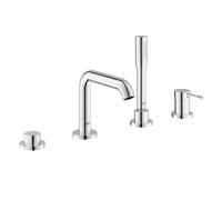 GROHE Essence - Robinetterie 4 trous baignoire pour montage sur bord de baignoire avec 2 sorties chrome