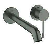 GROHE Mitigeur de lavabo Essence 29193AL1 2 trous saillie 230 mm montage mural Graphite dur brossé