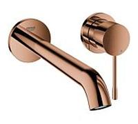 Grohe Essence set de montage de finition 29193DA1 mitigeur lavabo 2 trous à encastrer, saillie 230mm, coucher de soleil chaud