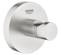 Grohe Essentials crochet pour peignoir 40364DC1 supersteel, fermeture dissimulée
