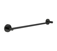 GROHE Essentials 406882431 Barre Porte-Serviettes Murale pour Salle de Bain, Noir Mat, 45,7 cm