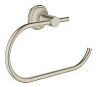 Grohe Essentials Authentic porte-papier 40657EN1 nickel brossé, sans couvercle, accessoire dissimulé