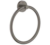 Grohe anneau Essentials serviettes match0 40365AL1 graphite dur brossé, fixation invisible