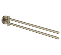 GROHE Essentials - Barre de Support pour Serviette Double Brushed Nickel 40371EN1