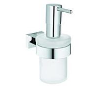 GROHE Distributeur de savon Essentials Cube 40756001 chromé avec support 160 ml