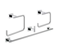 Grohe Essentials Cube Ensemble d'accessoires de salle de bains, 40778001,