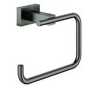 GROHE Siège WC Essentials Cube 40507AL1 graphite dur brossé sans couvercle fermeture dissimulée