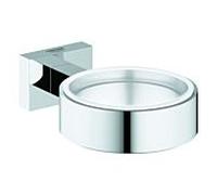 Grohe Essentials Cube Halter chrome, pour verre, distributeur de savon ou porte-savon