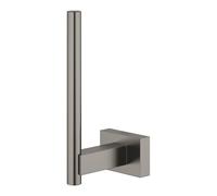 GROHE Essentials Cube Porte-rouleau de rechange - 1 rouleau - graphite dur brossé 40623AL1