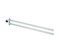 Grohe Essentials Cube porte-serviettes 40624001 chromé , 2 bras, 439 mm, pivotante