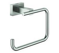 Grohe Essentials Cube porte- WC 40507DC1 supersteel, sans couvercle, fermeture invisible