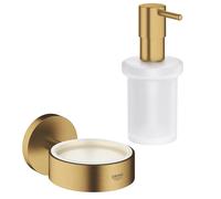 Grohe Essentials Distributeur de savon liquide, 40369GN1+40394GN1,