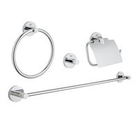 GROHE Essentials ensemble d’accessoires 4 en 1 chrome 40776001